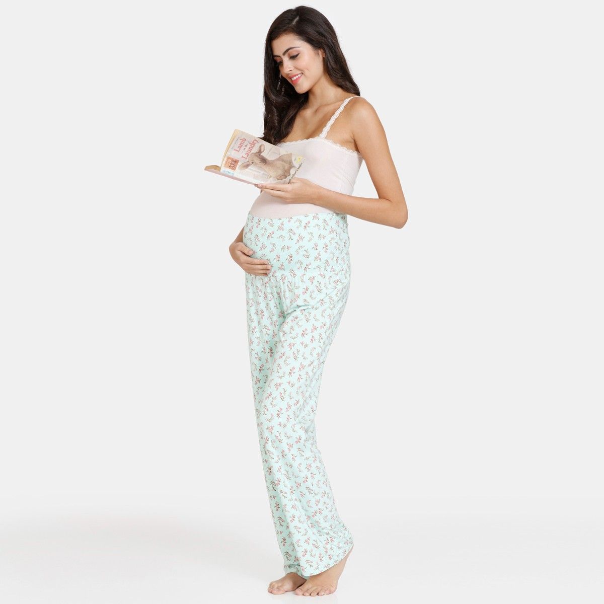 Zivame Maternity Wildflower Fields Knit Pyjama Bay Buy Zivame