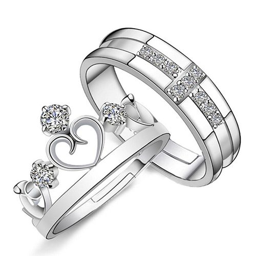 Buy Couple Rings Matching Couple Rings Engagement Rings Promise Online in  India 