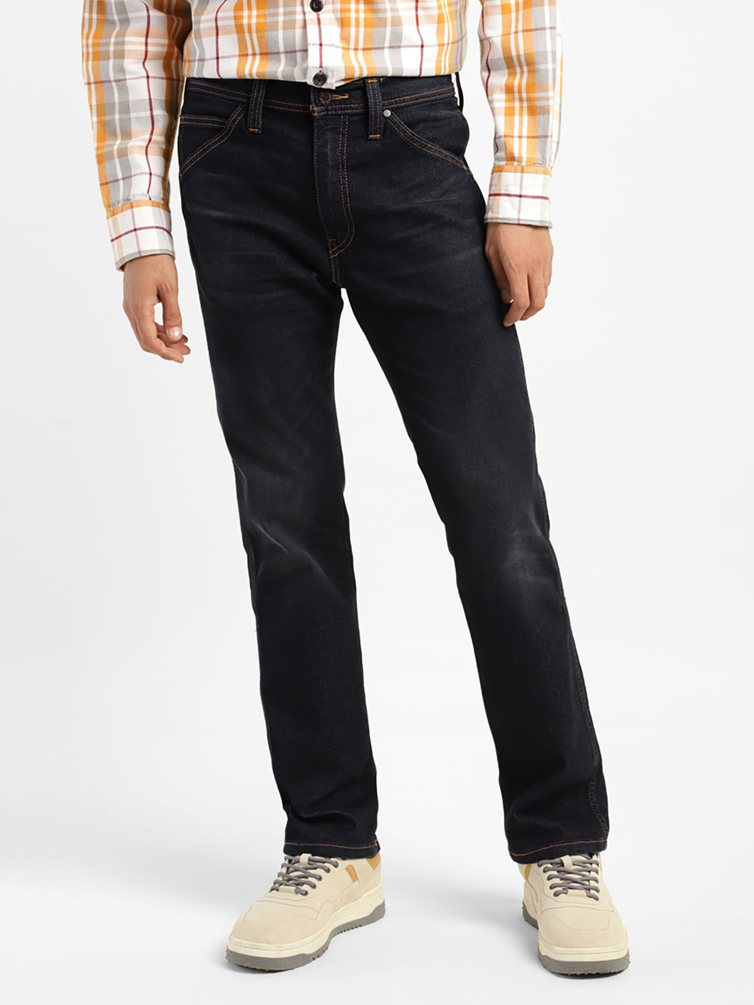 Buy Levi s Men 513 Black Straight Fit Jeans Online