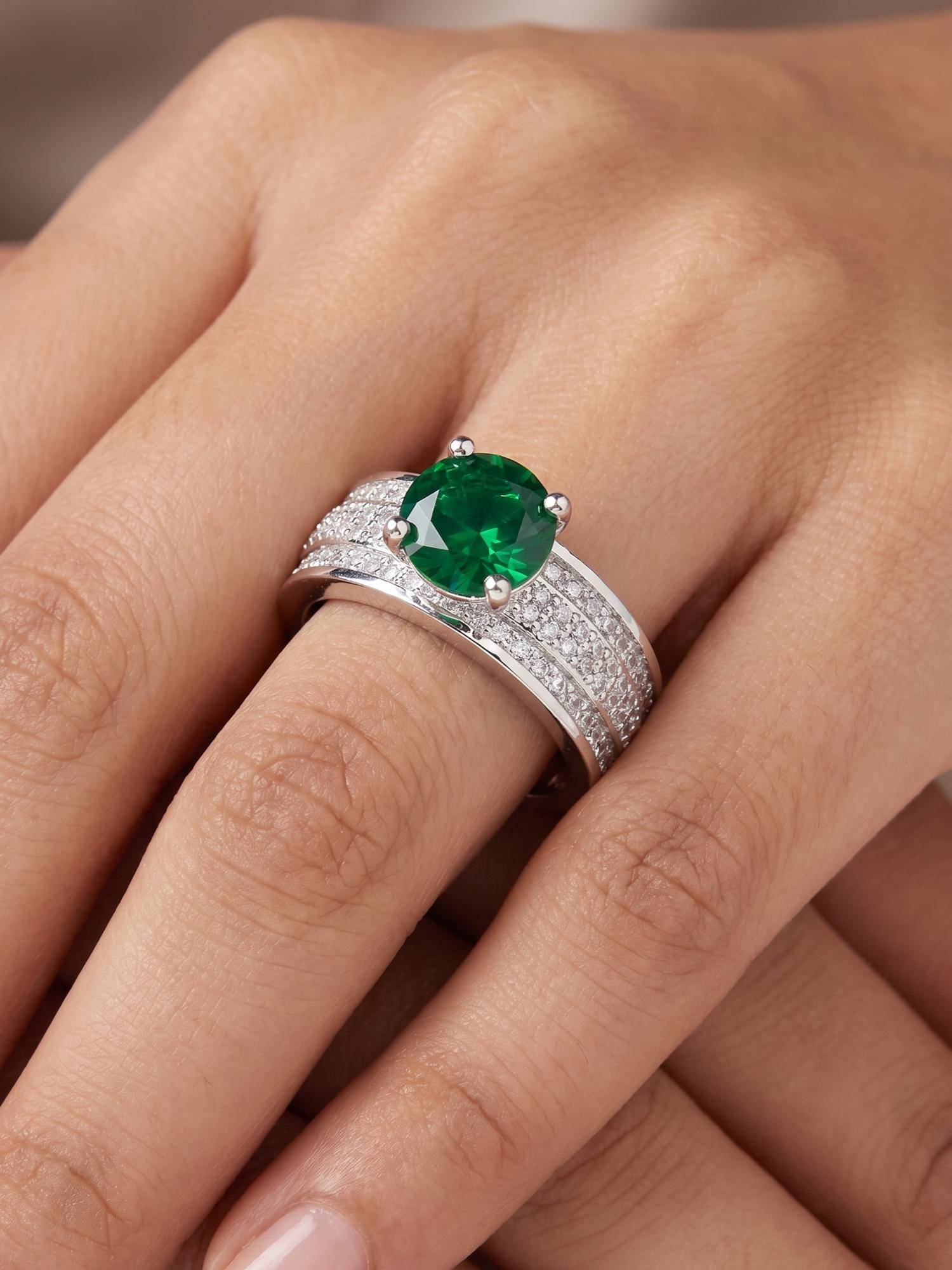 Nuyug Limestone Solitaire Ring