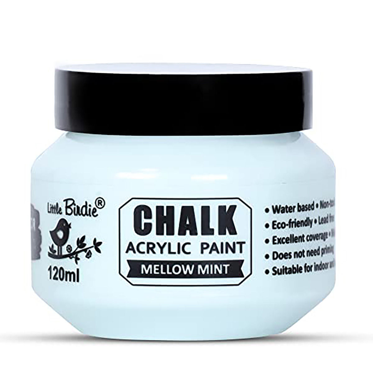 Buy Little Birdie Home Decor Chalk Paint Mellow Mint 120ml Online 