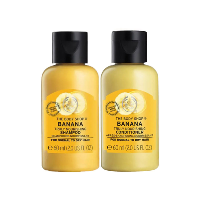 The Body Shop Banana Shampoo & Conditioner: Buy The Body Shop Banana  Shampoo & Conditioner Online at Best Price in India | Nykaa