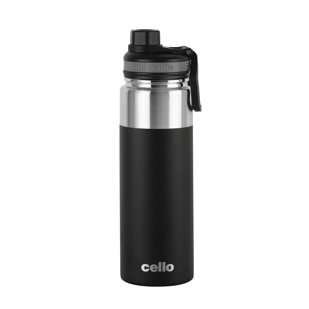 Buy CELLO Duro Tuff Steel Series Sprint Double Walled Water Bottle With Dtp Coating850MlBlack