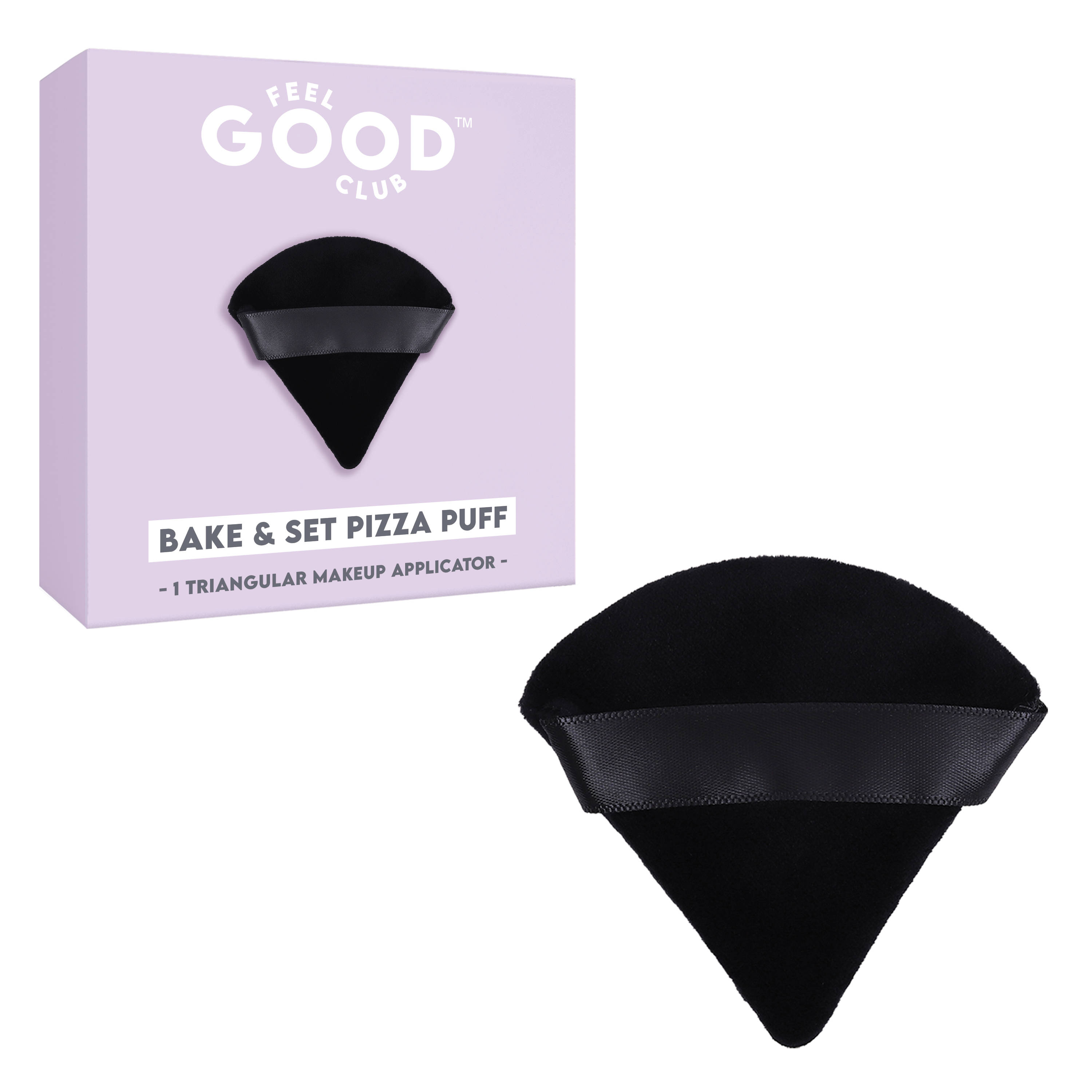 Feel Good Club Bake & Set Pizza Puff - Face Makeup Powder Applicator Blender Beauty Sponge (1 Pc)