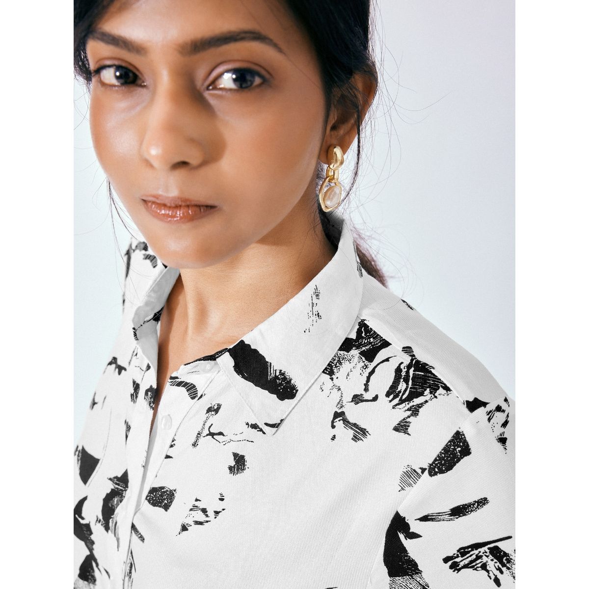 Buy The Label Life Black & White Tiered Mini Dress Online