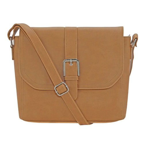 Buy Toteteca Buckled Sling Bag Female Tan Online