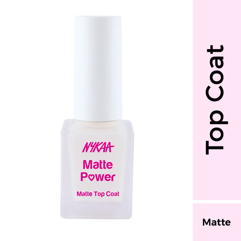 Nykaa Nail Care - Matte Power Matte Top Coat