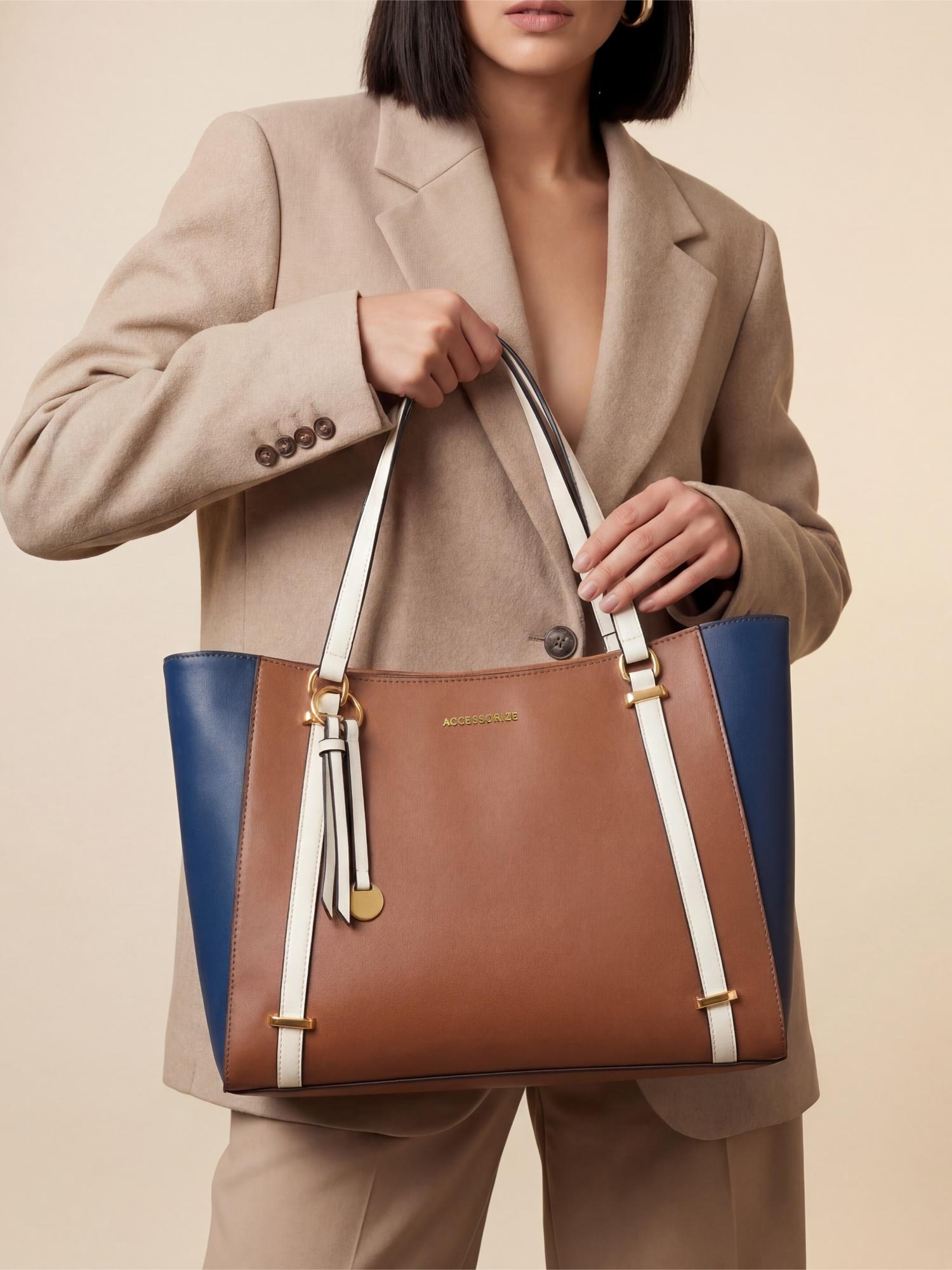 Buy Accessorize London Women's Multi-Colour Oriel Tote Bag Online