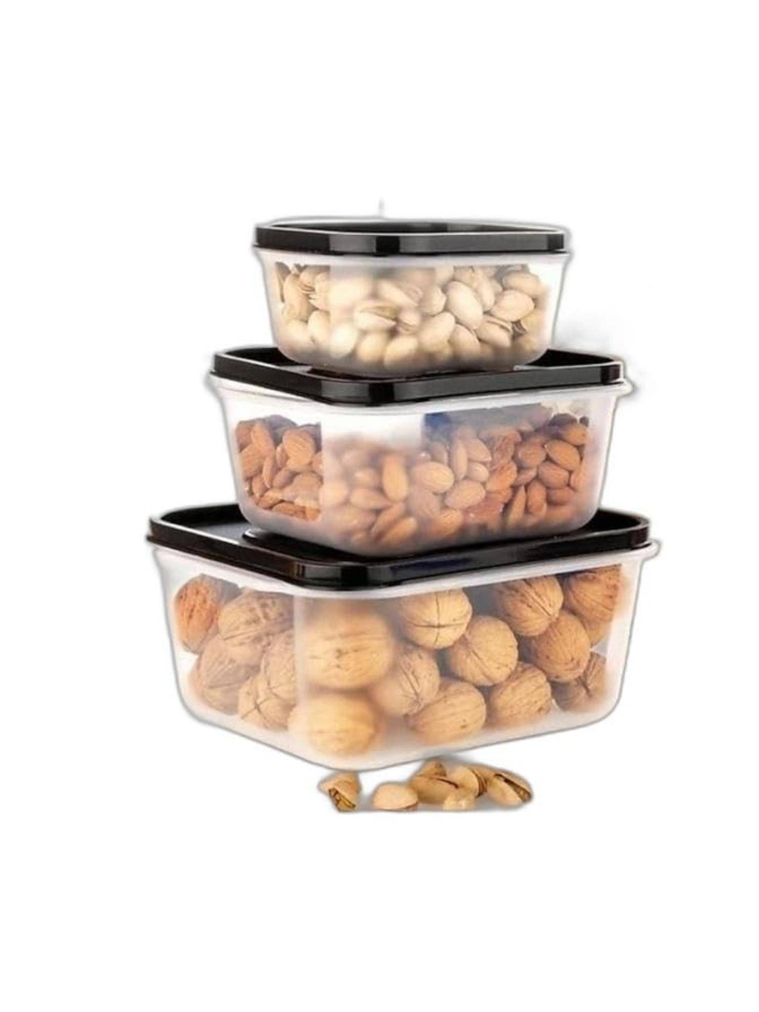 ReeQ Neo Black Storage Containers (Pack of 3)