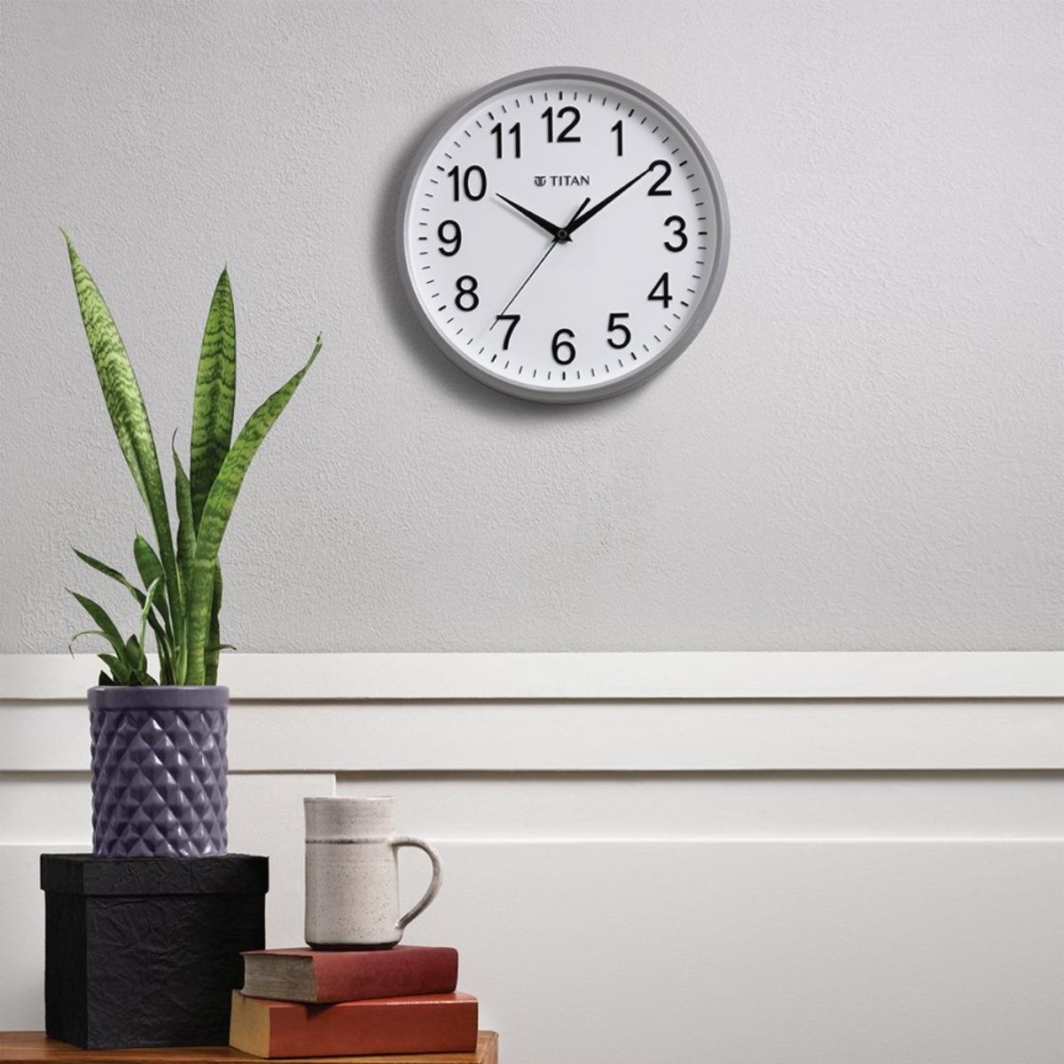 Titan contemporary best sale wall clock