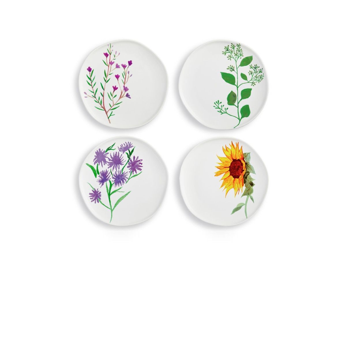 Buy Rosanna Bloom Appetizer Plates For thinKitchen Online