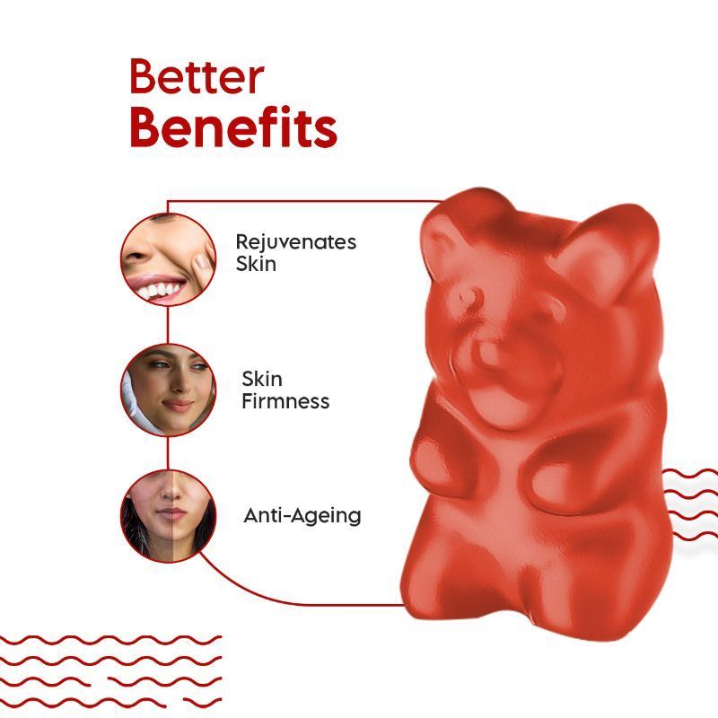 Clensta Anti Ageing Gummies With Astaxanthin, Resveratrol, Quercetin