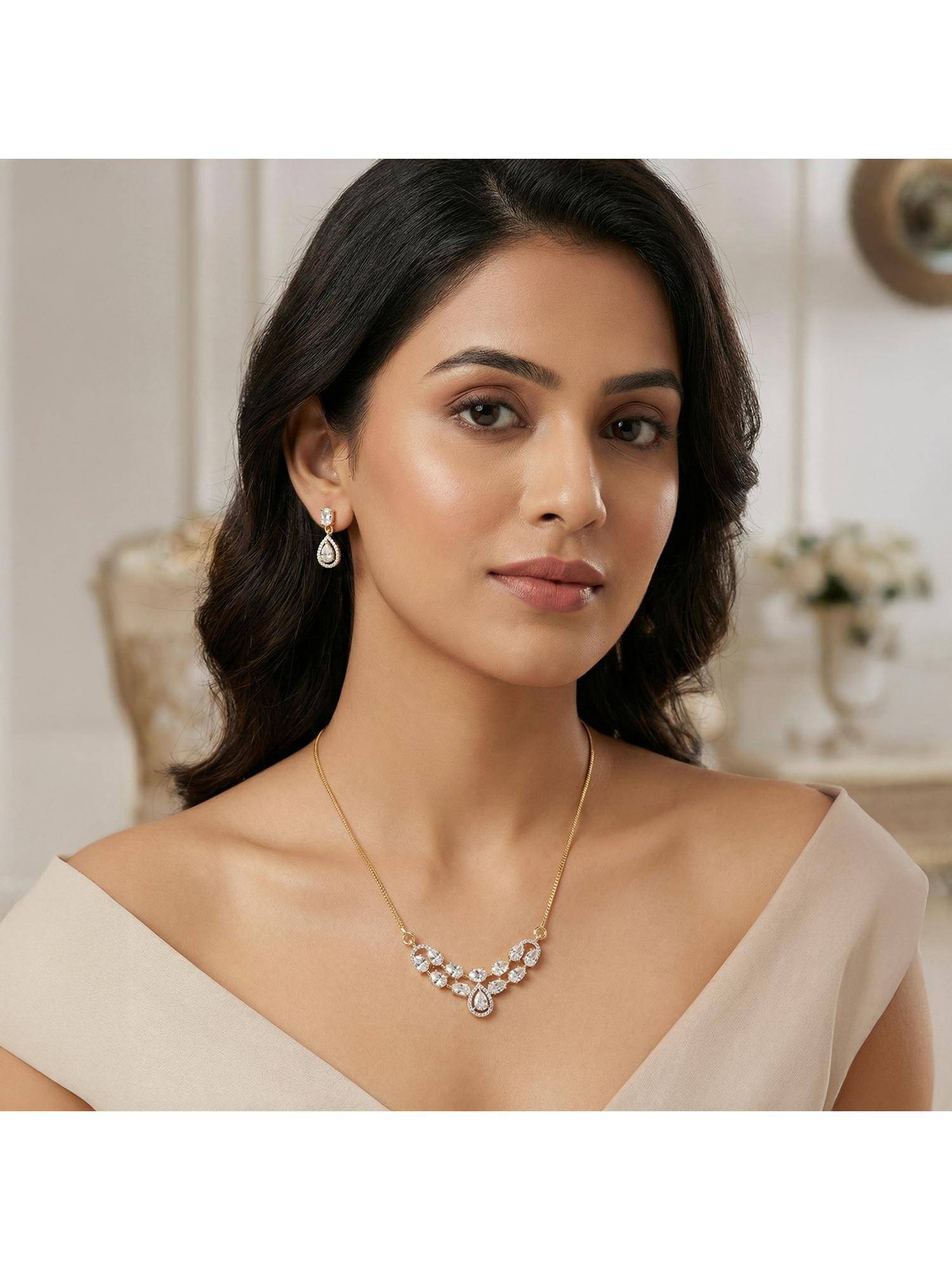 Nuyug Women Lumina Grace Fall Necklace Set