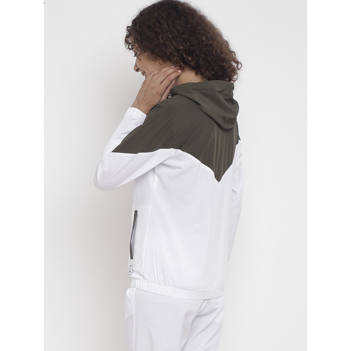 CHKOKKO Women Sports Windcheater Jacketolive Buy CHKOKKO Women Sports