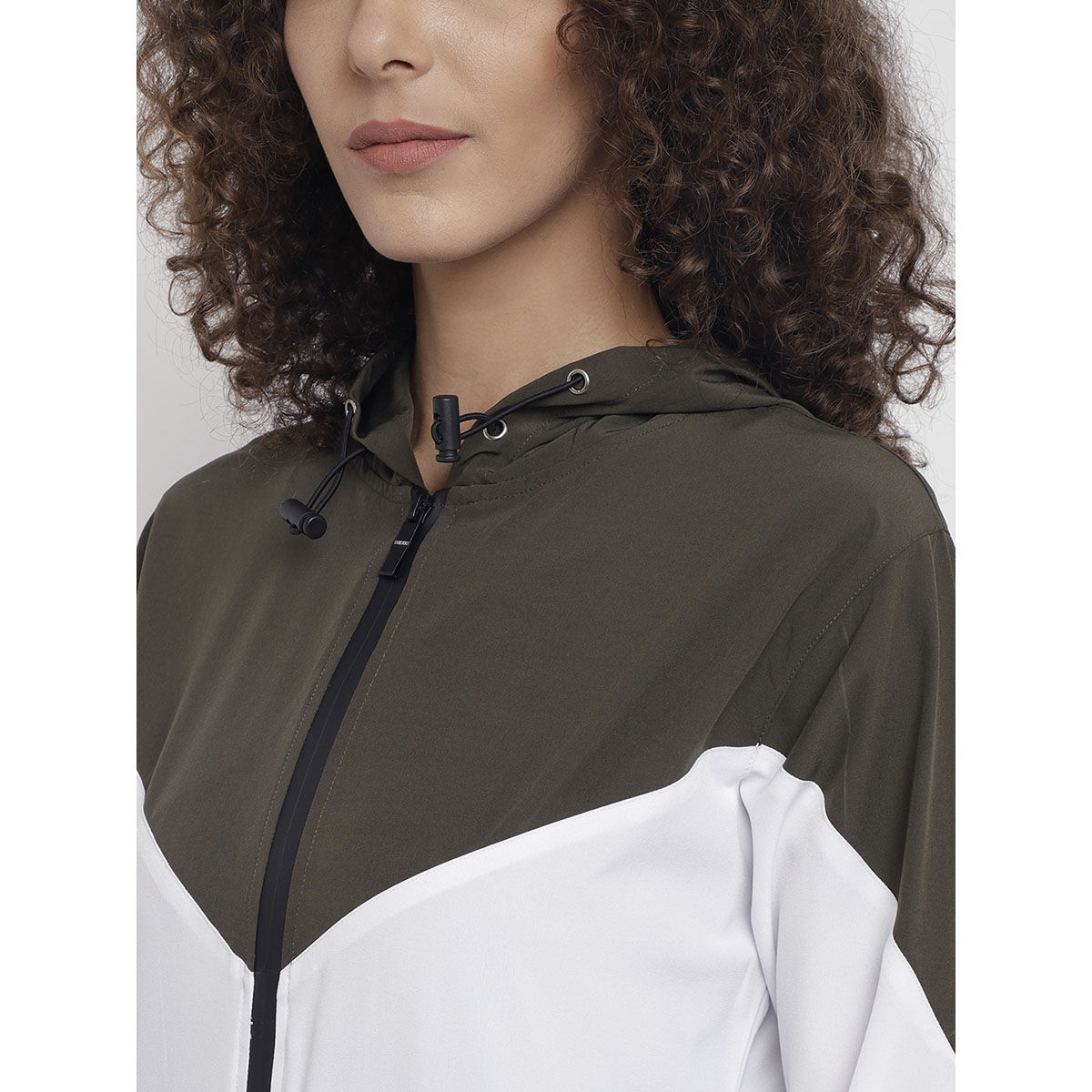 CHKOKKO Women Sports Windcheater Jacketolive Buy CHKOKKO Women Sports