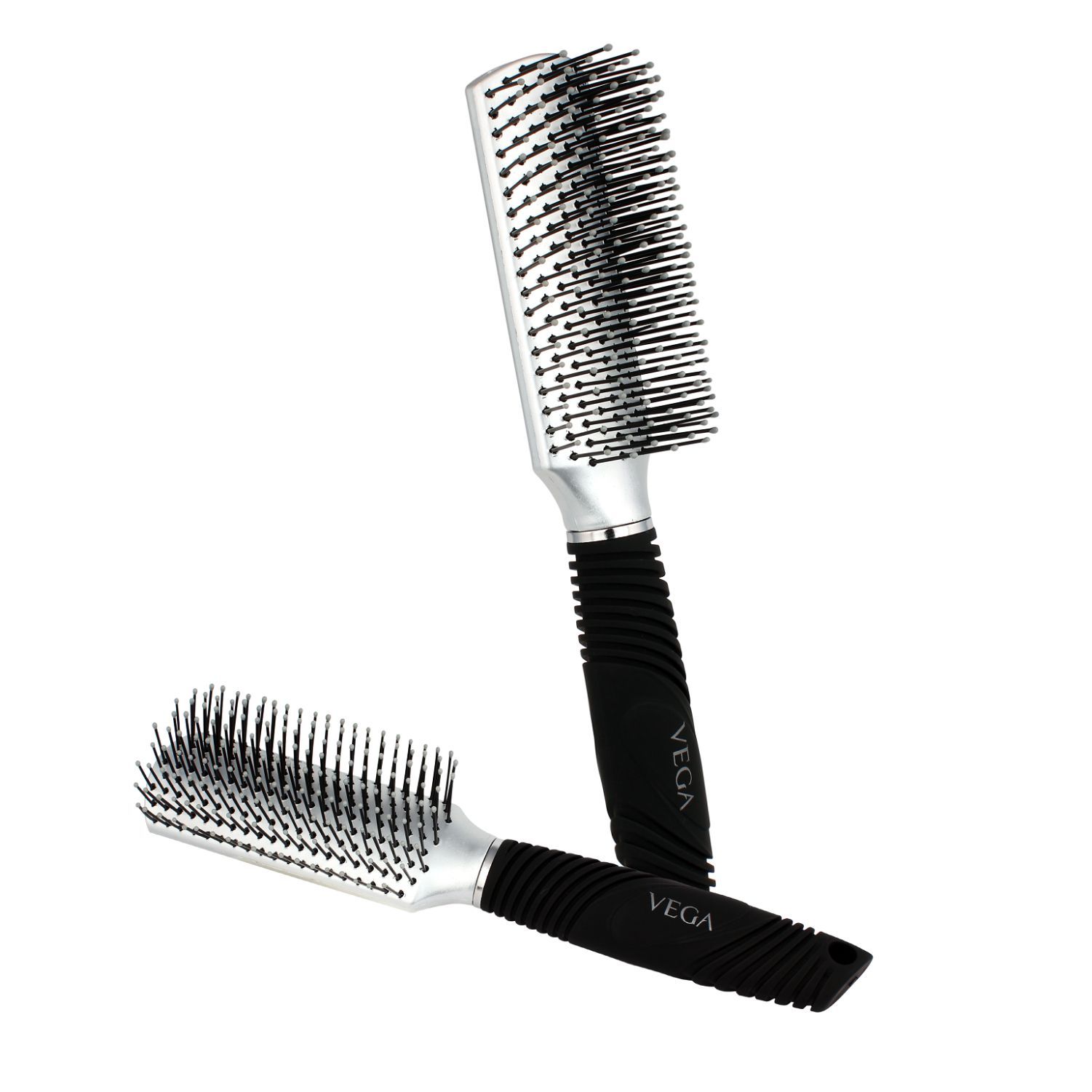 VEGA Hair Brush Set + Free Small Hair Brush Worth Rs.140 Inside This Pack (HSB-01)