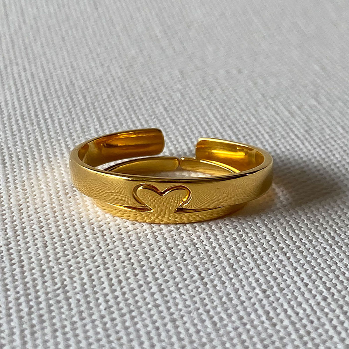 Unity In Bloom Gold Couple Rings