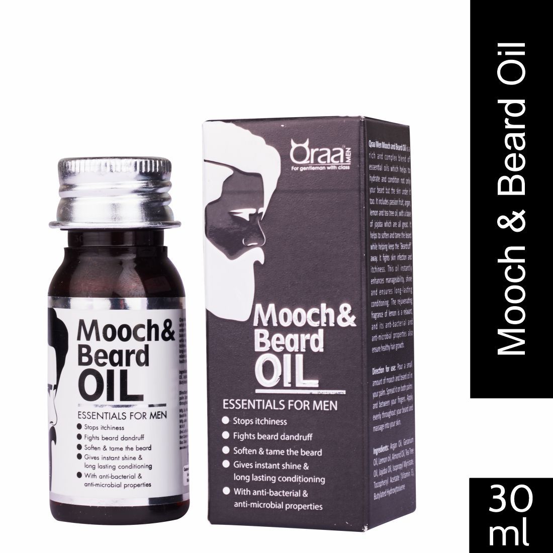 Qraa Men Mooch And Beard Oil