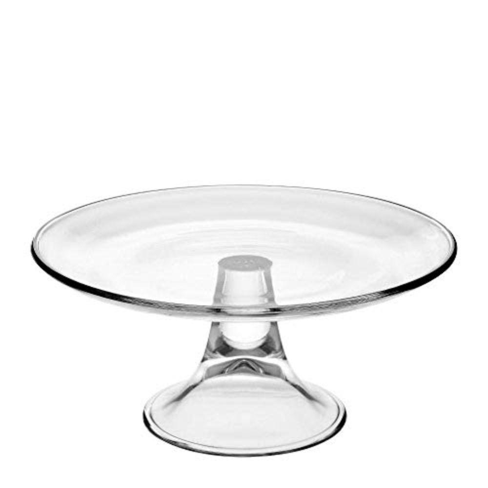 Vidivi Glass Banquet Footed Plate, 33 Cm, Dishwasher Safe, Made In ...