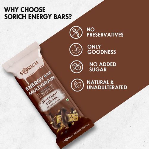 Yoga Bar Multigrain Protein Energy Bar | Flavour Chocolate Chunk Nut