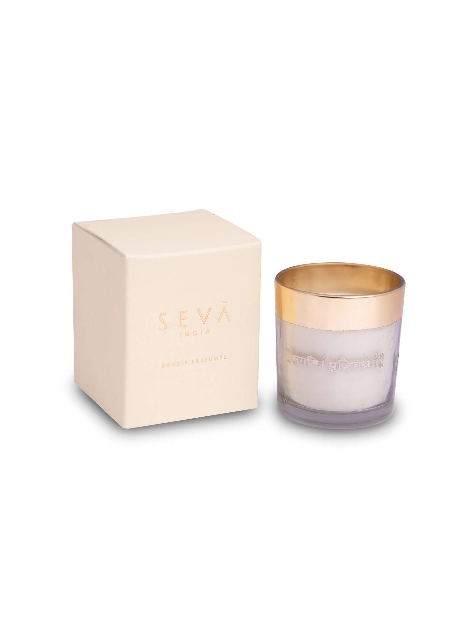 SEVA HOME Enchante Divine Mantra Candle Luxury Gifting 25 Hour Burn
