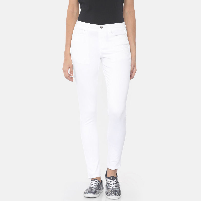 Buy Go Colors White Jeggings 360 Degree Super Stretch Premium (S) Online