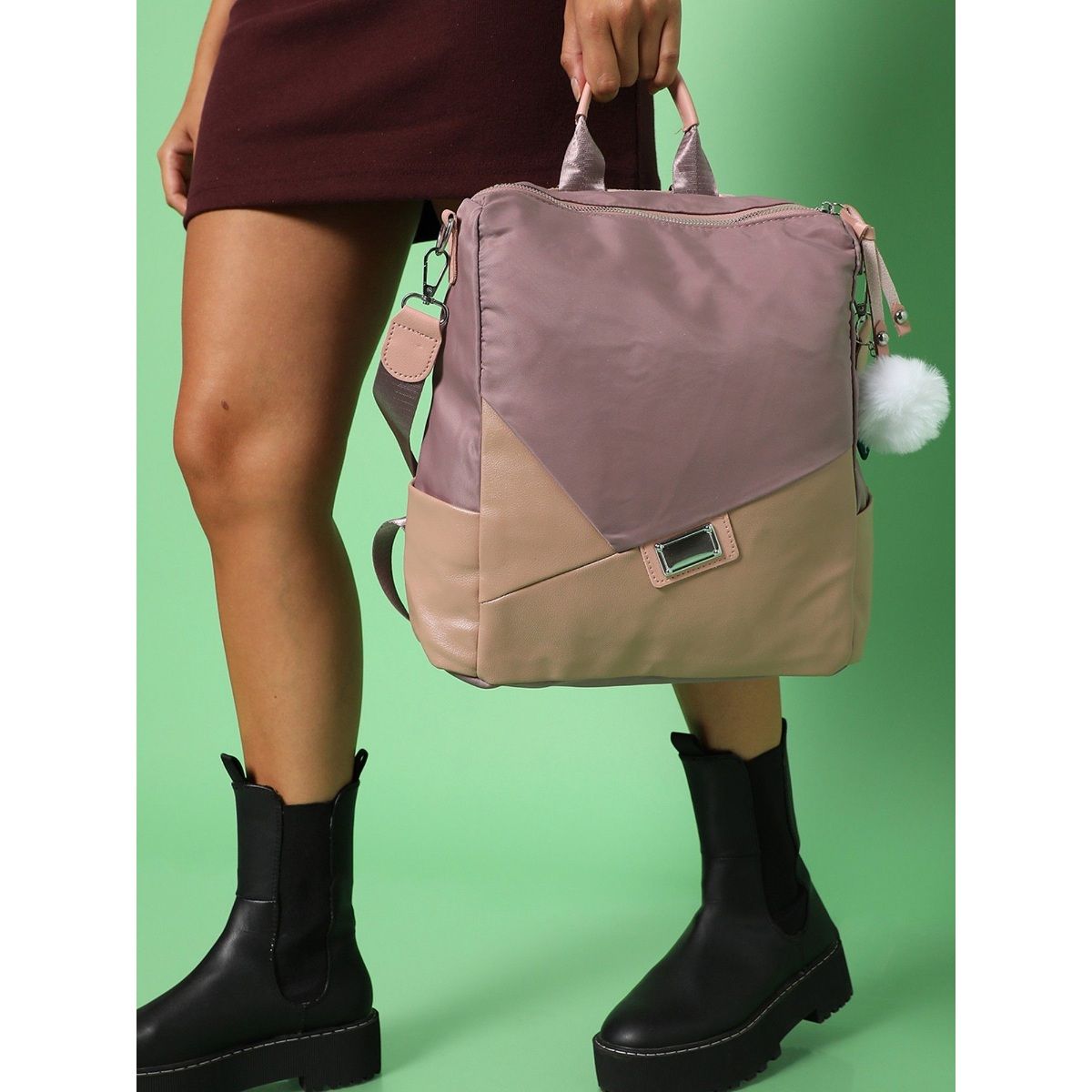 Haute Sauce Women Colourblocked Backpack Buy Haute Sauce Women