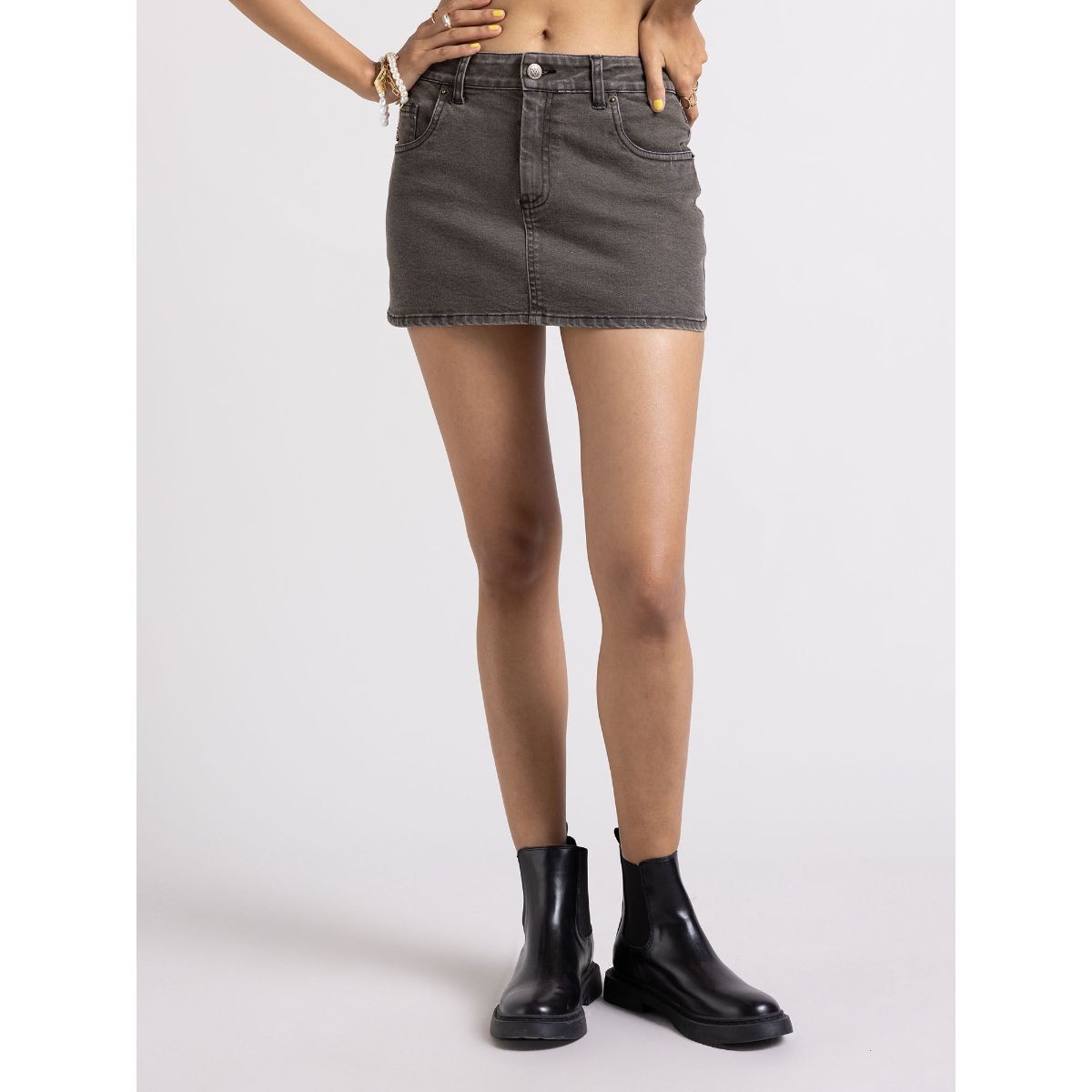 Shorts & Skirts | H&M Denim Short Skirt | Freeup
