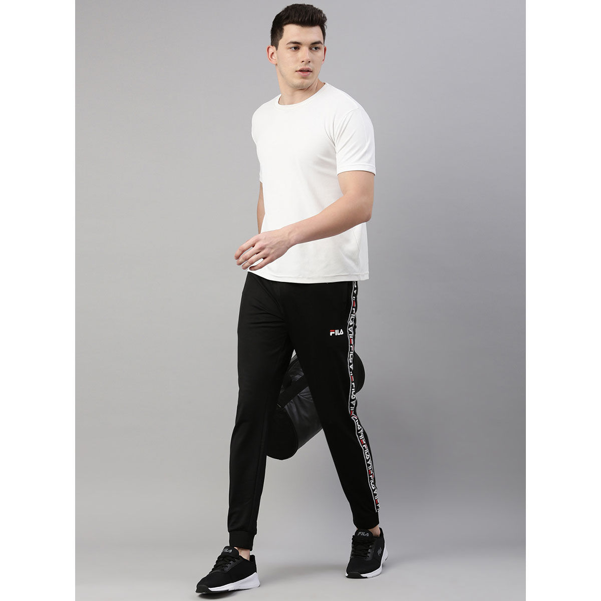 Fila tape joggers best sale