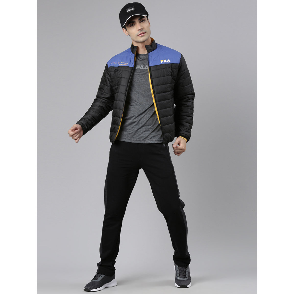 Buy FILA Men Sunil Black Jacket Online