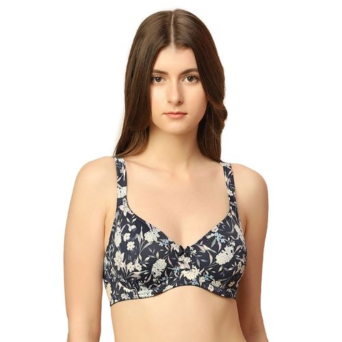 Buy Triumph Minimizer 75 Wired Non-padded Full Coverage Minimizer Bra -  Blue Online
