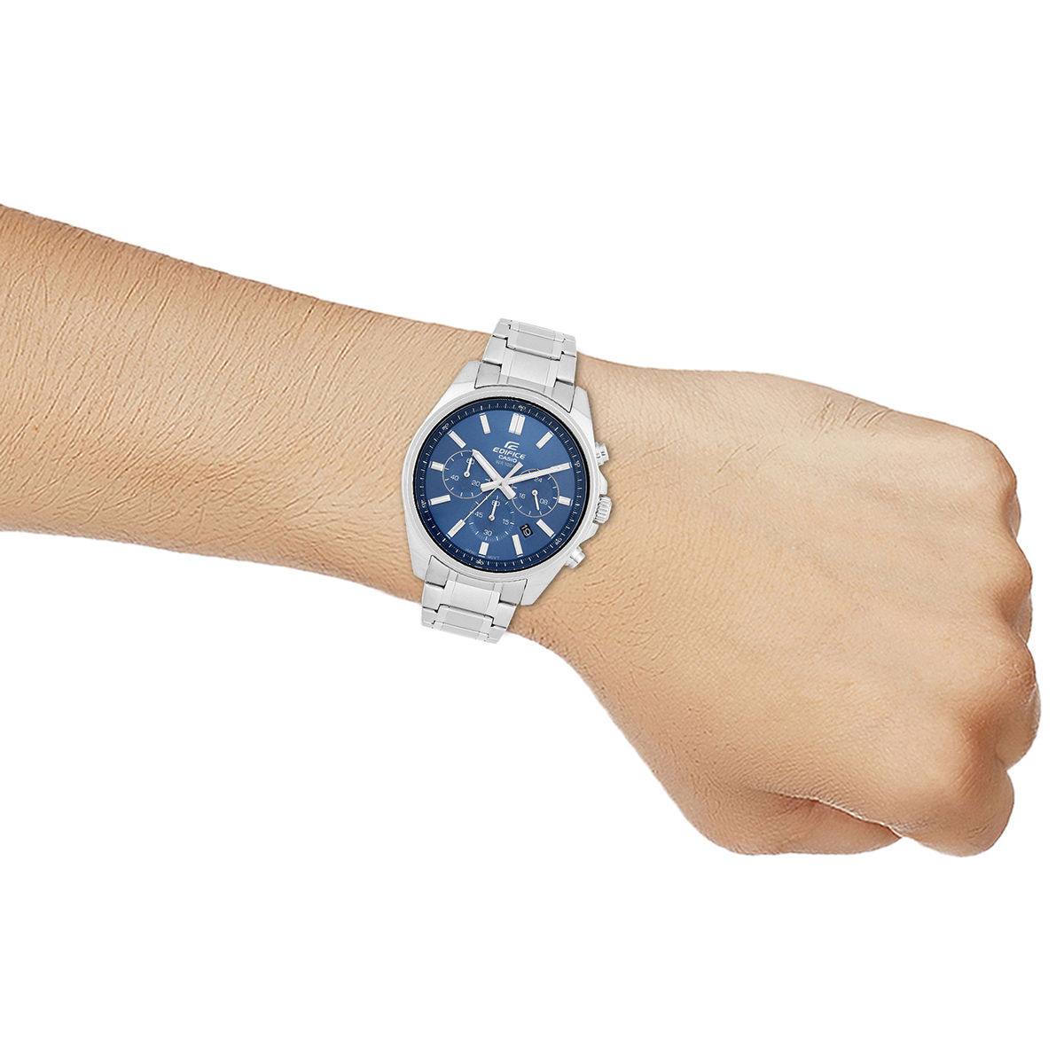 Casio Edifice EFV650D-2AV | Orologio Cronografo Uomo In Acciaio | Quadrante Blu | 100m Water Resistant