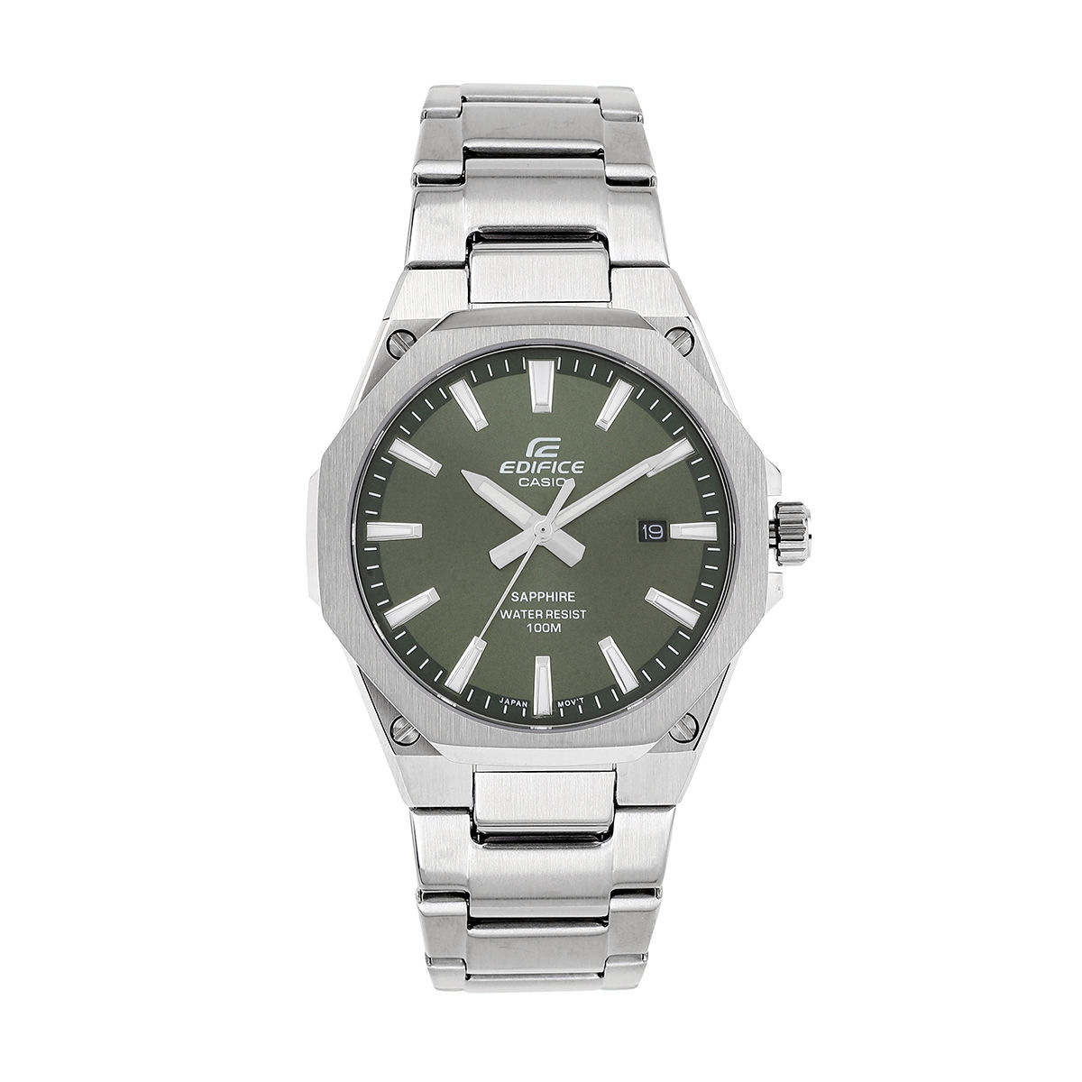 Casio Men Edifice Green Dial Analog Watch - EFR-S108D-3AVUDF