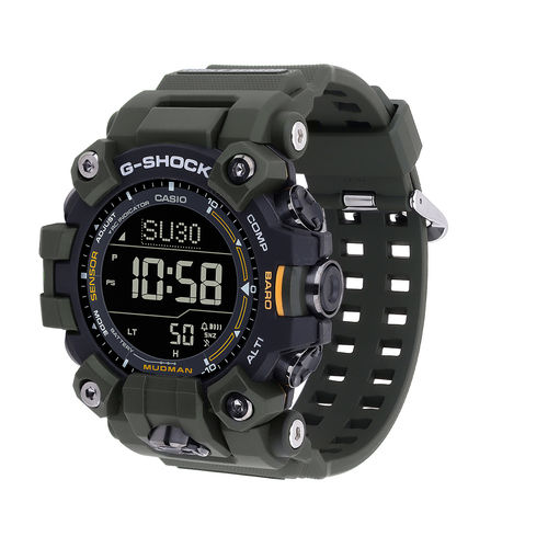 Buy Casio Men G-Shock Land Mudman Green Dial Digital Watch GW
