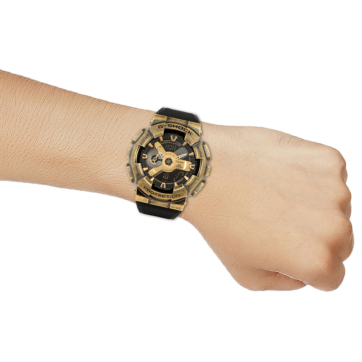 Buy Casio Men G-Shock Gold Dial Analog & Digital Watch - GM-110VG