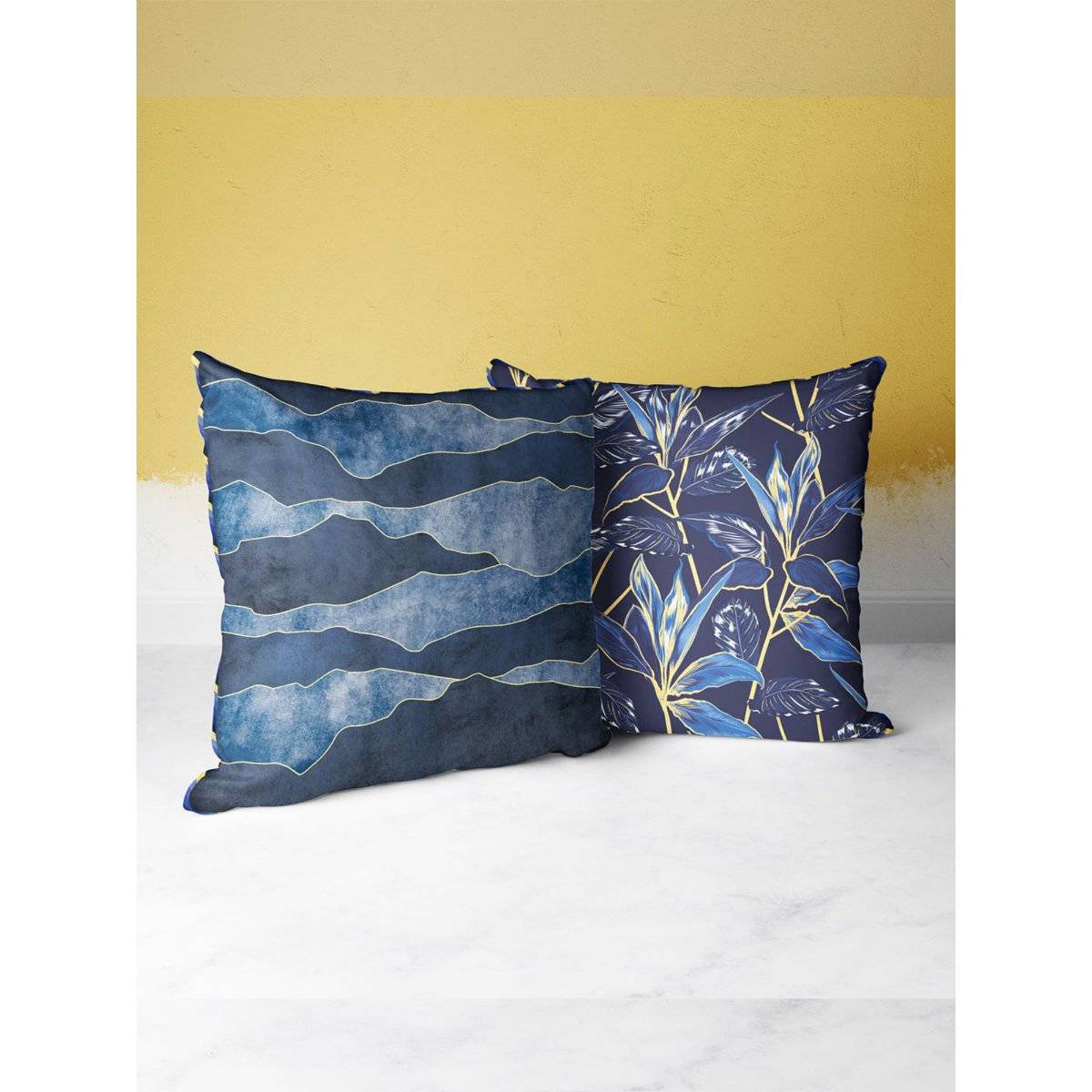BIANCA Suzane 16 X16 Cushion Navy14
