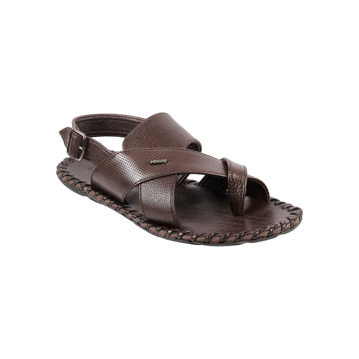 Mochi Men Black Synthetic Sandals 6-UK (40 EU) : Amazon.in: Fashion