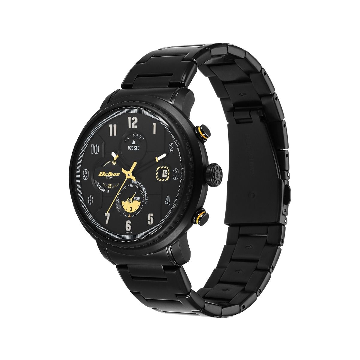 Buy Titan Octane Black Dial Analog Watch For Men (1857NM01) Online