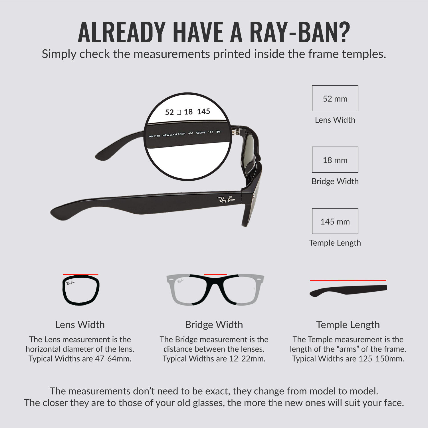 Ray ban store boyfriend black polarized