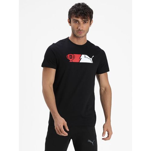 Buy Puma X Dream11 Cotton Roundneck Men's Logo Graphic T-shirt