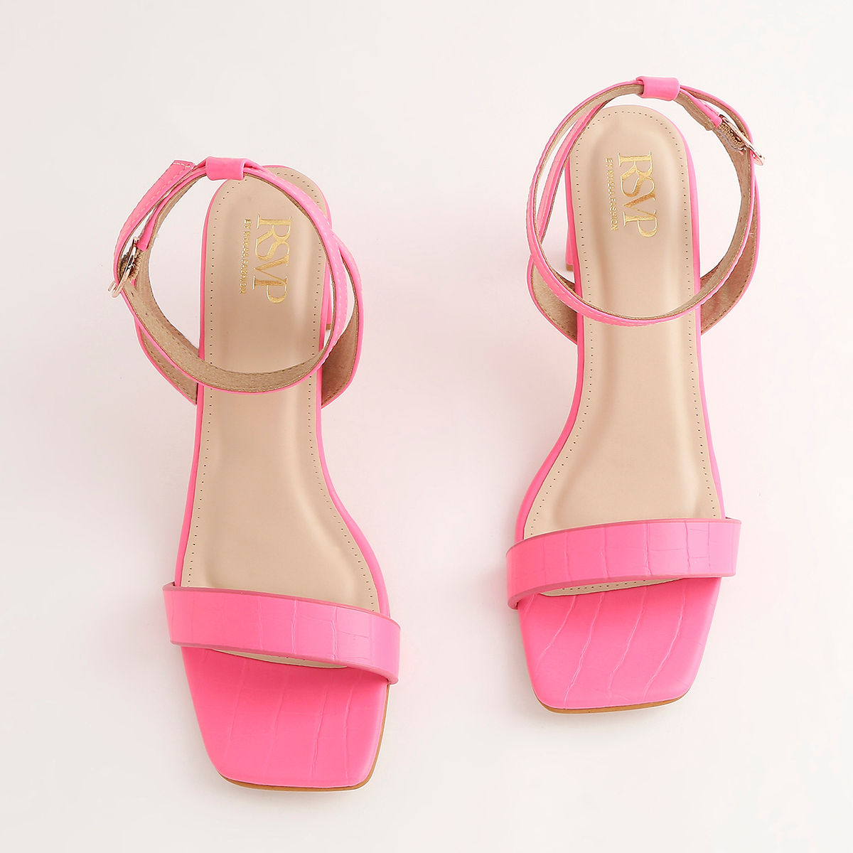 Pink 2025 strap heels