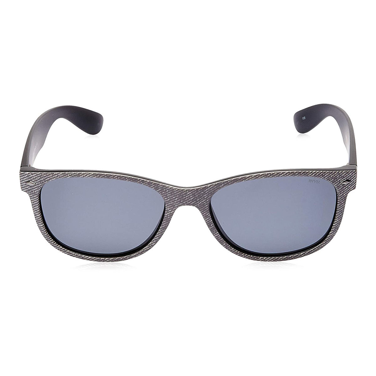 Invu Sunglasses Rectangular Sunglass With Grey Lens For Men