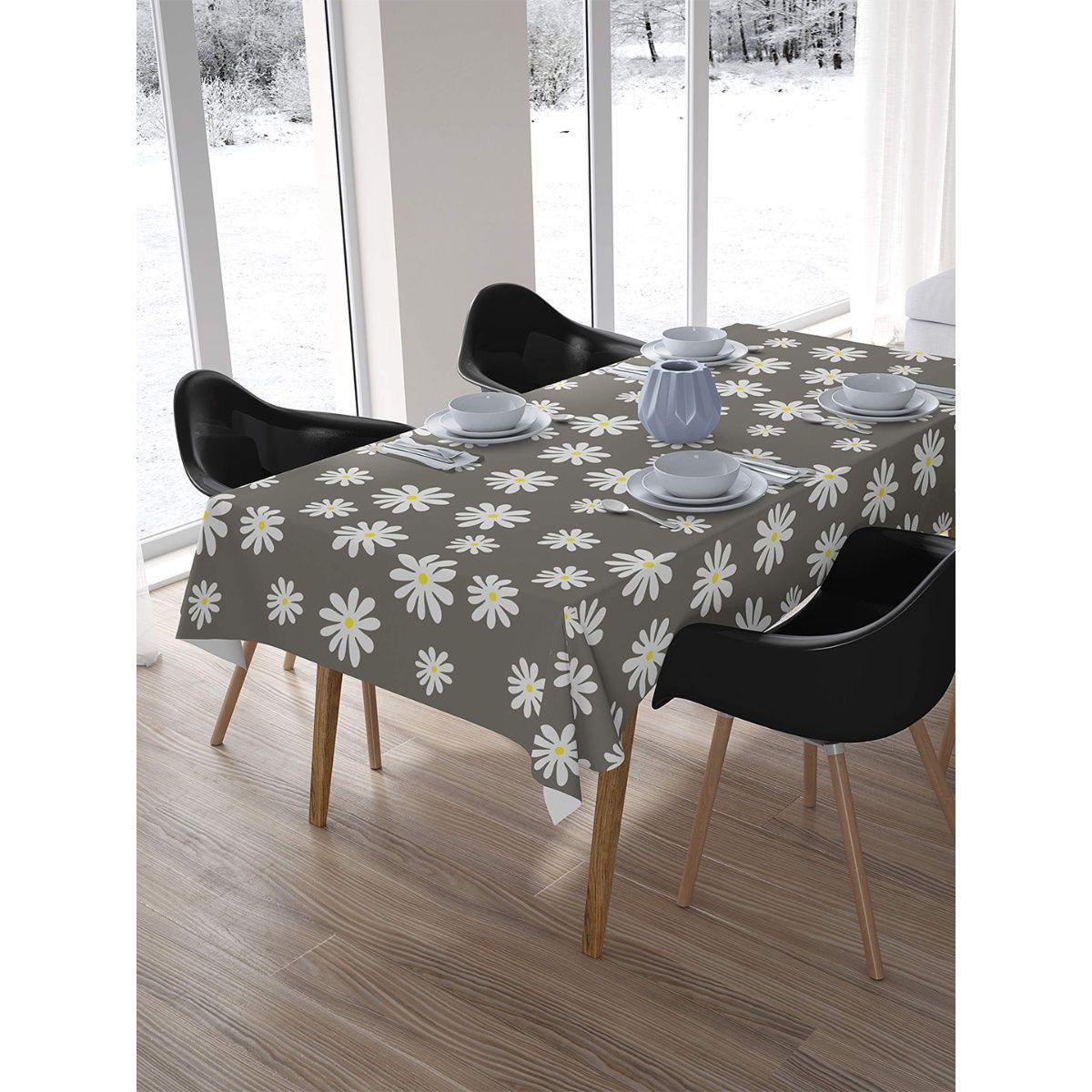 Buy Encasa Homes Printed Cotton Tablecloth 6 Feet For 4 To 6 Seater