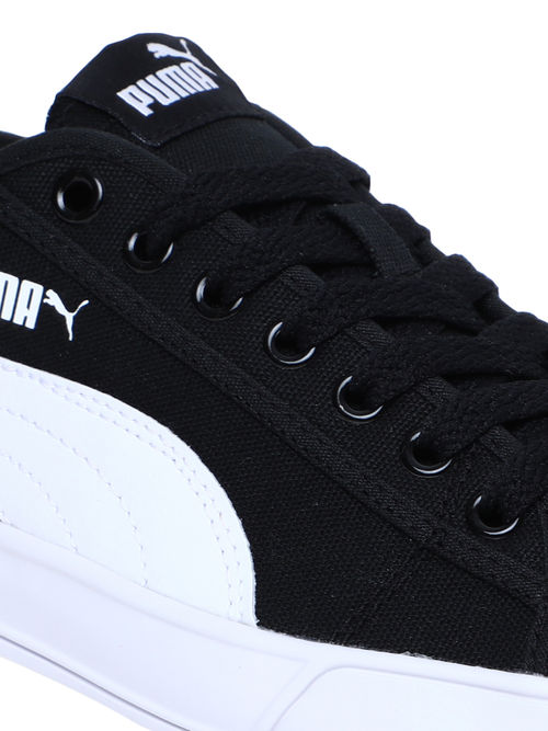 Puma Smash V2 Vulc CV Unisex Casual Shoes Black (8)