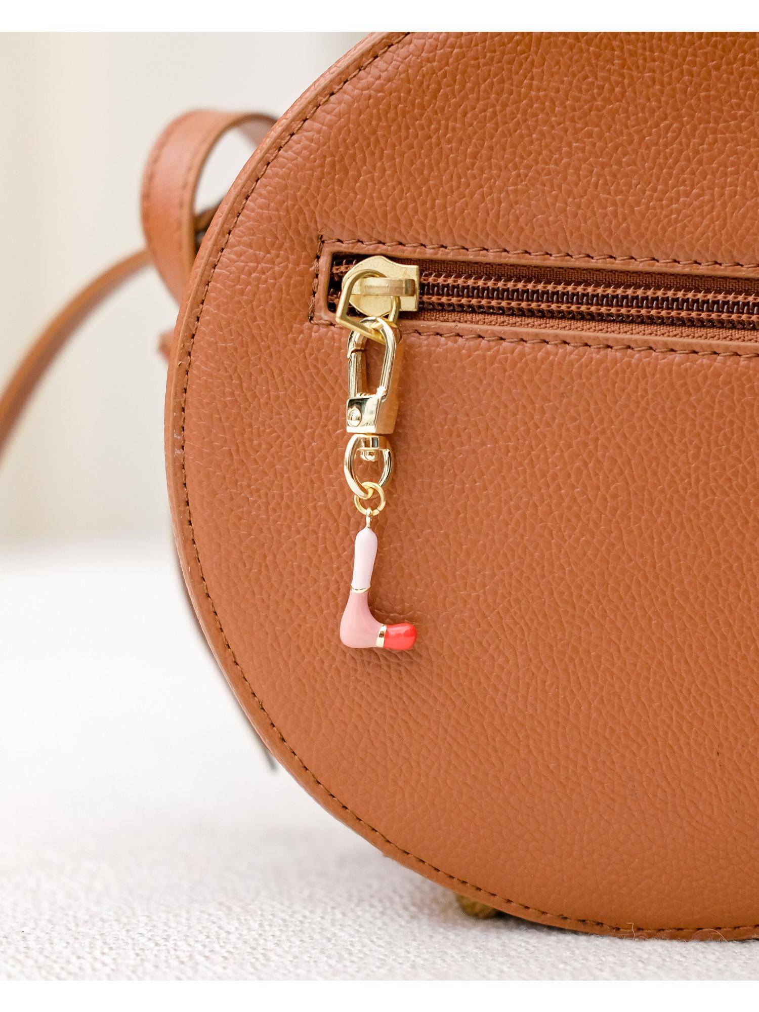 Chumbak Multi-Color Colorblock Bag Charm