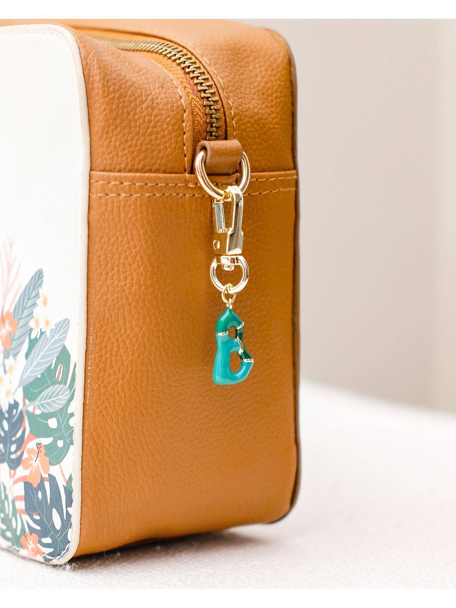 Chumbak Multi-Color Colorblock Bag Charm