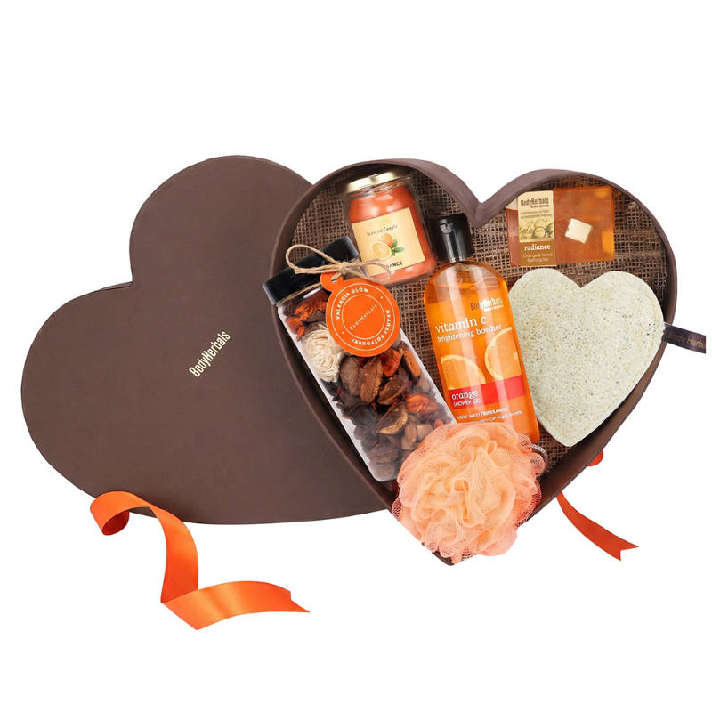 BodyHerbals Orange Surprise Spa Hamper - Gift Sets & Combos for Women & Men