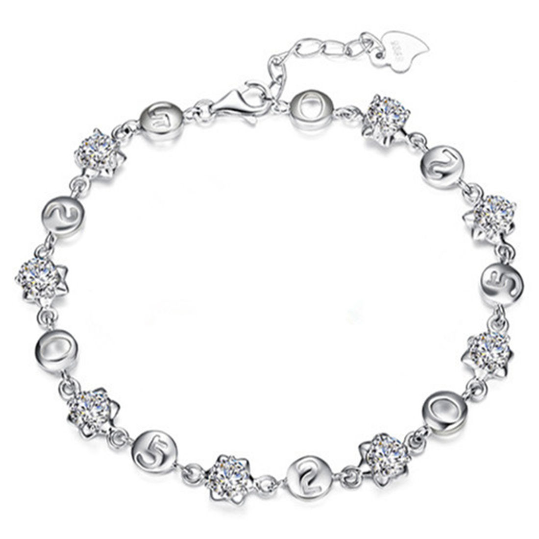 ladies bracelet design silver