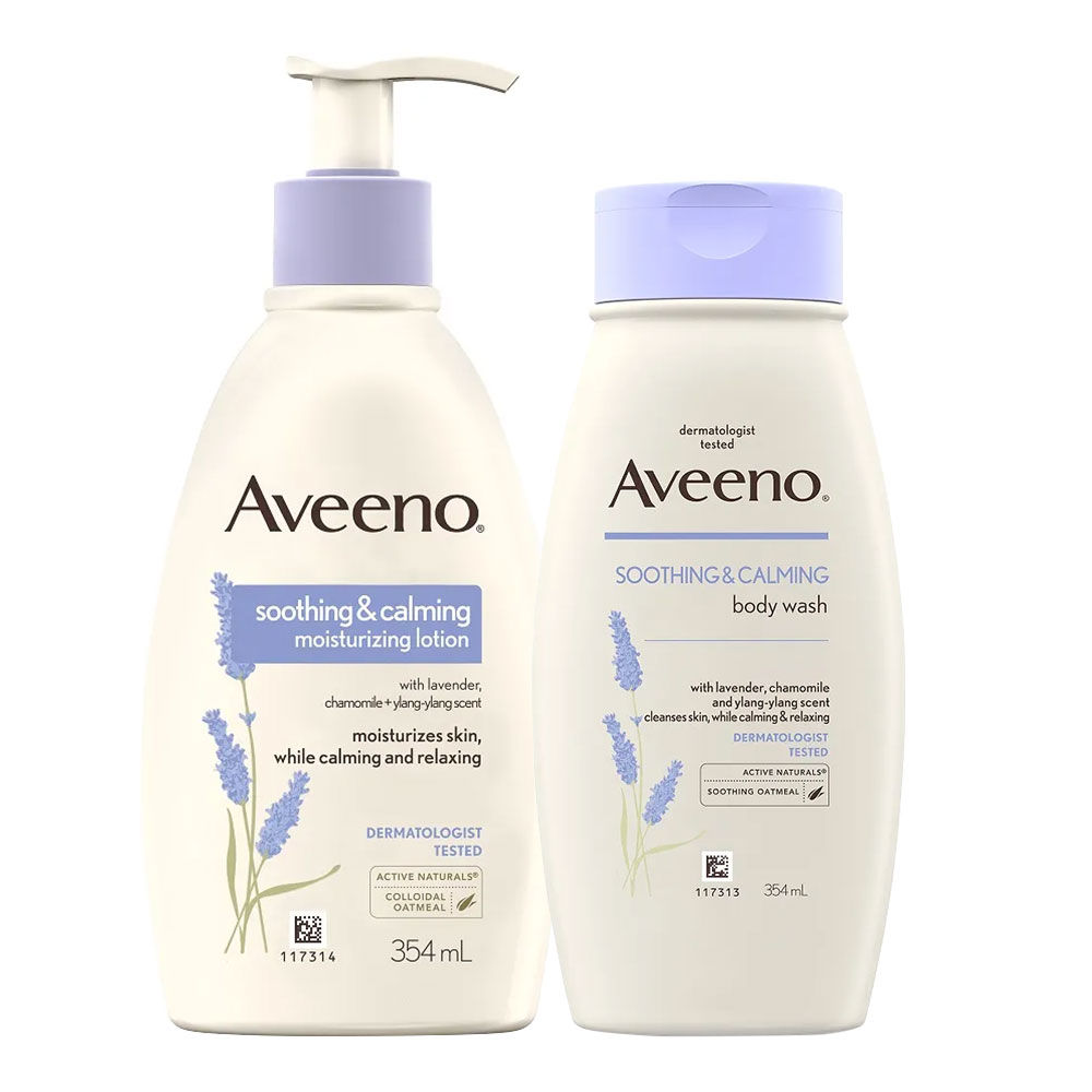 Aveeno Soothing and Calming Body Care Combo