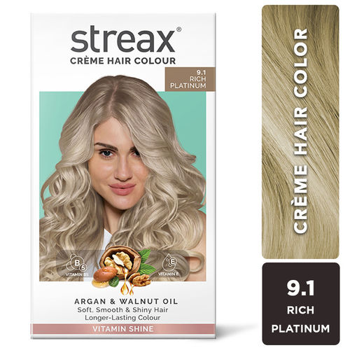Buy Streax Cream Hair Colour, 100% Grey Coverage, No Ammonia